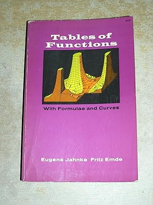 Imagen del vendedor de Tables Of Functions With Formulae and Curves a la venta por Neo Books