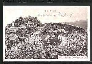 Bild des Verkufers fr Ansichtskarte Lindenfels i.O., Totalansicht zum Verkauf von Bartko-Reher