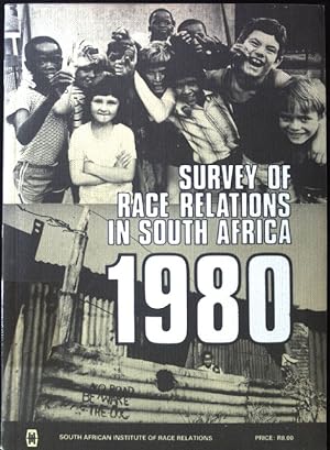 Seller image for Survey of Race Relations in South Africa 1980; Vol 34; for sale by books4less (Versandantiquariat Petra Gros GmbH & Co. KG)