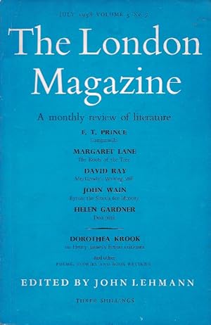 The London Magazine. A monthly review of literature, edited by John Lehmann. Volume 5 No.7, July ...