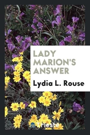 Seller image for Lady Marion\ s answer for sale by moluna