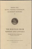 The heritage from Newton and Linnæus. Scientific links between England and Sweden in bygone times