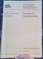 Immagine del venditore per Predictors of Moral Reasoning venduto da Erik Oskarsson Antikvariat