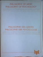 Imagen del vendedor de Philosophie des Geistes, Philosophie der Psychologie. Akten des 9. Internationalen Wittgenstein Symposiums, 19. bis 26. August 1984, Kirchberg am Wech a la venta por Erik Oskarsson Antikvariat