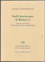 Immagine del venditore per Paul's interlocutor in Romans 2. Function and identity in the context of ancient epistolography venduto da Erik Oskarsson Antikvariat