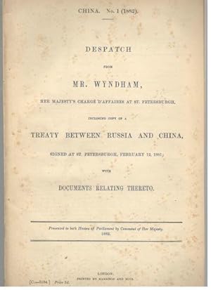 Despatch from Mr. Wyndham, her Majesty's Chargé d'Affaires ar St. Petersburgh, inclosing Copy of ...