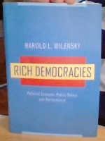 Bild des Verkufers fr Rich Democracies. Political Economy, Public Policy, and Performance zum Verkauf von Erik Oskarsson Antikvariat