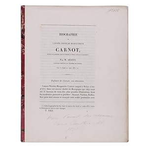 Biographi de Lazare-Nicolas-Marguerite Carnot.