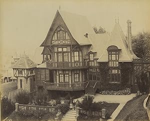 France Etretat Villa Architect Huchon Old Photo Albert Levy 1890