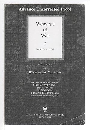 Seller image for WEAVERS OF WAR: Book Five of Winds of the Forcelands. for sale by Bookfever, IOBA  (Volk & Iiams)