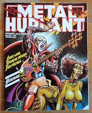 Image du vendeur pour Mtal Hurlant 22. Star War - Sperme opera - Sex Pistols. mis en vente par La Bergerie