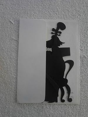 Die Cut Cello Player Greeting Card [Stationery]