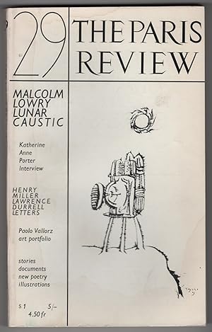 The Paris Review 29 (Winter-Spring 1963) - includes Lunar Caustic by Malcolm Lowry