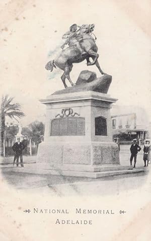 National Memorial Adelaide Vintage Australia Postcard