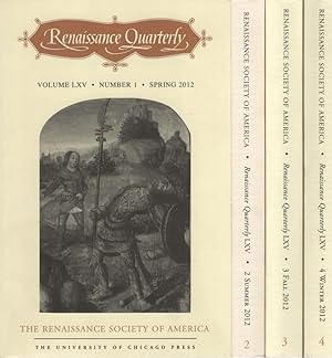 Seller image for [1 vol. in 4 iss.] Renaissance Quarterly. Vol. 65. for sale by Fundus-Online GbR Borkert Schwarz Zerfa