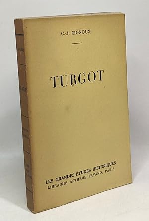 Immagine del venditore per Turgot venduto da crealivres