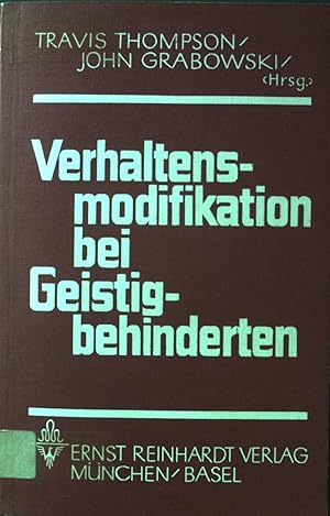 Bild des Verkufers fr Verhaltensmodifikation bei Geistigbehinderten. zum Verkauf von books4less (Versandantiquariat Petra Gros GmbH & Co. KG)