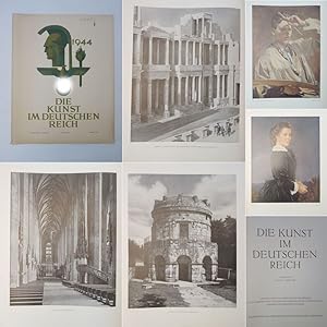 Seller image for Die Kunst im Deutschen Reich. 8. Jahrgang, Folge 3 Mrz 1944 Ausgabe B mit Architekturteil "Die Baukunst" * P a u l a W e s s e l y / A n d r e a s P a t z e l t for sale by Galerie fr gegenstndliche Kunst