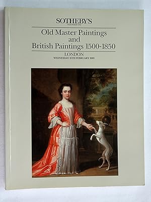 Old Master Paintings and British Paintings 1500 - 1850, 15 February 1989, Sotheby's London Auctio...