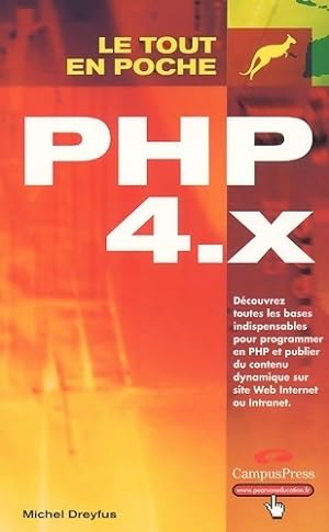 Image du vendeur pour PHP 4. X - Michel Dreyfus mis en vente par Book Hmisphres