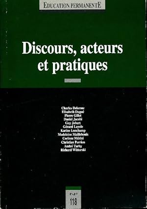 Discours, acteurs et pratiques - Collectif