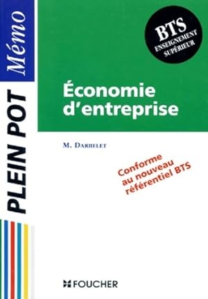 Image du vendeur pour Economie d'entreprise BTS - Michel Darbelet mis en vente par Book Hmisphres