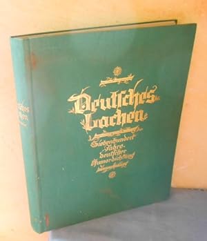 Imagen del vendedor de Deutsches Lachen. Siebenhundert Jahre deutscher Humordichtung (6. Auflage, 20er Jahre) a la venta por AnimaLeser*Antiquariat