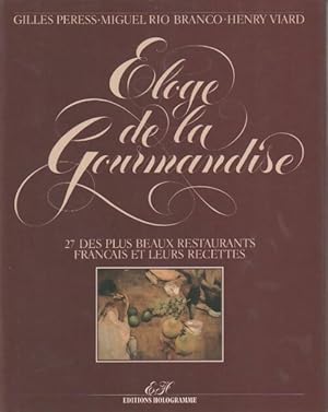 Seller image for Eloge de la gourmandise - Gilles Viard for sale by Book Hmisphres