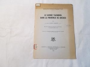 Seller image for Le genre Tachinus dans la province de Qubec. for sale by Doucet, Libraire/Bookseller