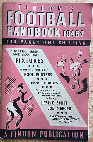 Bild des Verkufers fr Findon's Football Handbook 1946-7 zum Verkauf von Pastsport