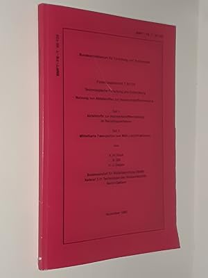 Immagine del venditore per Nutzung von Abfallstoffen zur Holzwerkstoffherstellung. Teil 1: Abfallstoffe zur Holzwerkstoffherstellung im Recyclingverfahren; Teil 2: Mittelharte Faserplatten aus Mll-Leichtfraktionen. venduto da Antiquariat Bibliomania