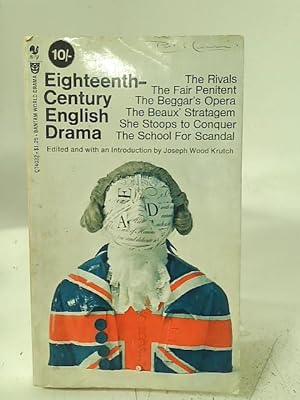 Bild des Verkufers fr Eighteenth-Century English Drama zum Verkauf von World of Rare Books