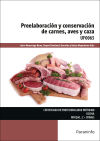 Imagen del vendedor de Preelaboracin y conservacin de carnes, aves y caza a la venta por AG Library