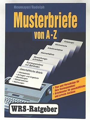 Bild des Verkufers fr Musterbriefe von A - Z zum Verkauf von Leserstrahl  (Preise inkl. MwSt.)