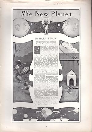 Seller image for PRINT: "The New Planet" First Appearance Story and illustrations from Harper's Weekly, January 30, 1909 for sale by Dorley House Books, Inc.