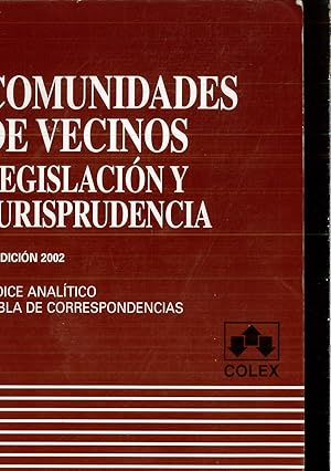 Image du vendeur pour Comunidades de vecinos. Legis.y jur. 3 ed. mis en vente par Papel y Letras