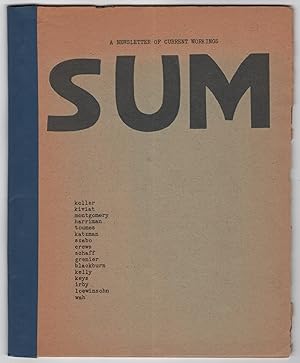 Imagen del vendedor de Sum 2 (February 1964) - addressed to Robert Duncan a la venta por Philip Smith, Bookseller