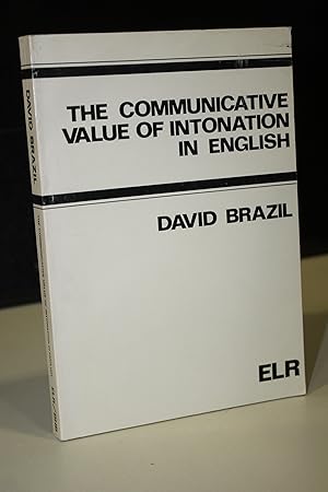 Imagen del vendedor de The communicative value of intonation in english.- Brazil, David. a la venta por MUNDUS LIBRI- ANA FORTES