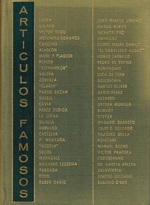 Artículos famosos.