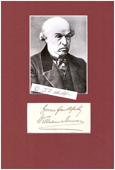 Bild des Verkufers fr WILLIAM JENNER (1815-98) Sir, 1. Baronet FRS, Professor Dr.med., britischer Neurologe und Arzt. Er entdeckte den Unterschied zwischen Unterleibstyphus und Fleckfieber. zum Verkauf von Herbst-Auktionen