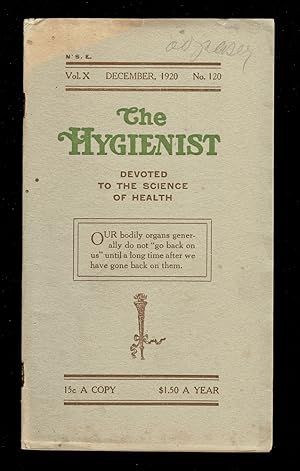 The Hygienist : Devoted to the Science of Health. Dec. 1920