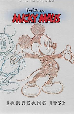 Micky Maus. Reprint Kassette 1. Jahrgang 1952. Ex.-Nr. 0221. Inclusive Zertifikat: Hiermit bestät...