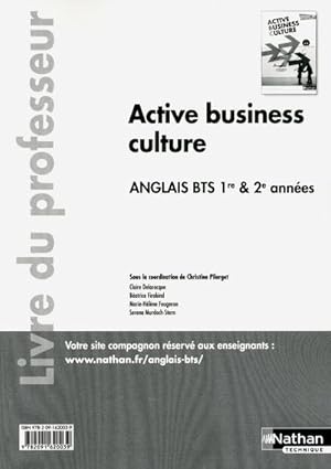 activé business ; culture anglais ; BTS 1re & 2e années ; livre du professeur (édition 2012)