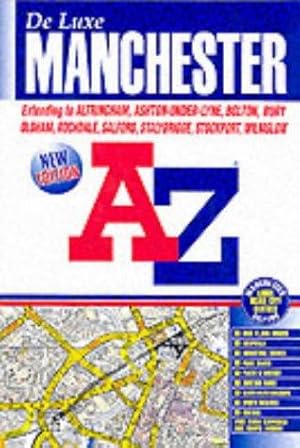 Seller image for A-Z Manchester Street Atlas (Deluxe Street Atlas) for sale by WeBuyBooks