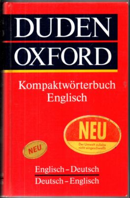 Immagine del venditore per Duden-Oxford. Kompaktwrterbuch Englisch: Englisch-Deutsch, Deutsch-Englisch. venduto da Leonardu