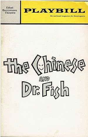 Seller image for Playbill for The Chinese and Dr. Fish Two new comedies by Murray Schisgal for sale by Manian Enterprises