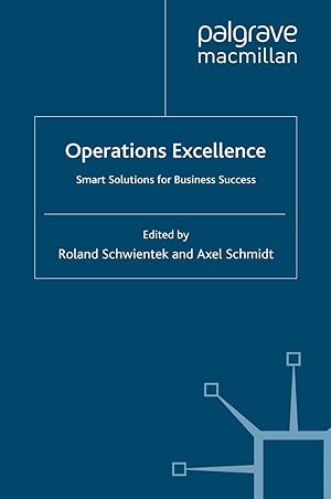 Bild des Verkufers fr Operations Excellence: Smart Solutions for Business Success zum Verkauf von moluna