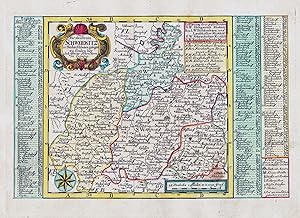 Bild des Verkufers fr Das Frstenthum Schweidnitz in Nieder Schlesien gelegen." - Swidnica Silesia Polska Polen Poland map Karte zum Verkauf von Antiquariat Steffen Vlkel GmbH