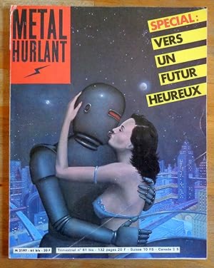 Bild des Verkufers fr Mtal Hurlant 61 bis - Spcial Vers un futur heureux. zum Verkauf von La Bergerie