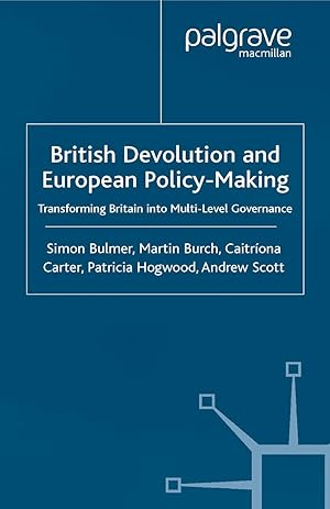 Seller image for British Devolution and European Policy-Making for sale by moluna